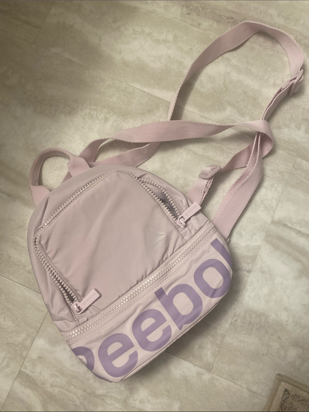 Reebok Lavender Logo Adult Mini Backpack